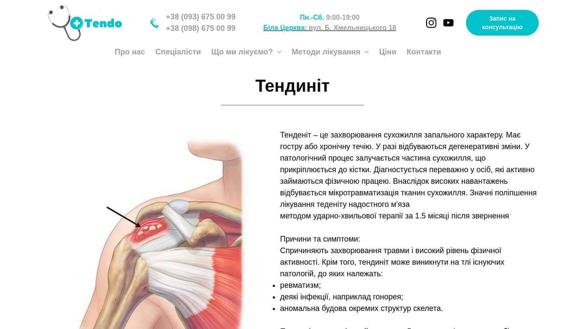 Тендиніт